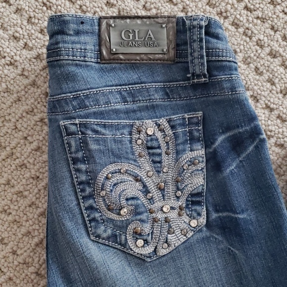 Grace in LA Women's boot cut Jeans - Picture 2 of 7